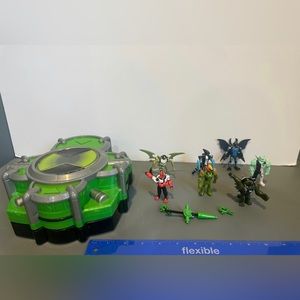 Ben 10 Alien Creation Chamber and Seven Ben 10 Alien Creation Figures.